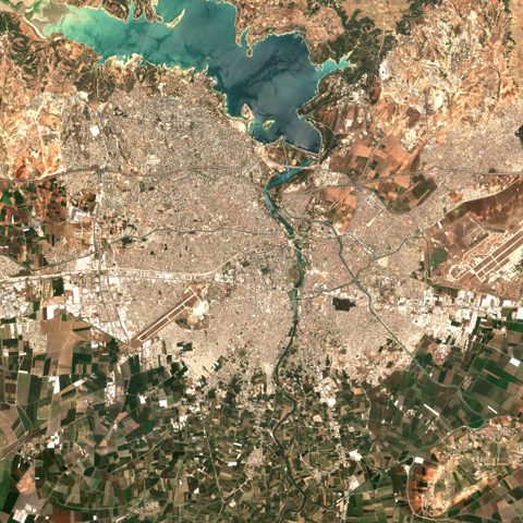 Sentinel-2 satellite image of Adana on 2025-07-23