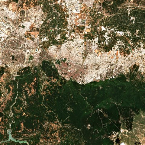 Sentinel-2 satellite image of Bursa on 2025-07-20