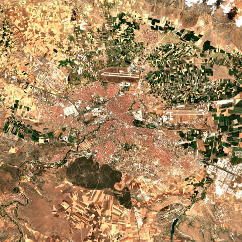 Eskişehir, 2025-07-19 tarihli Sentinel-2 uydu görüntüsü