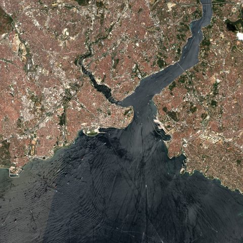 Sentinel-2 satellite image of İstanbul on 2025-07-20