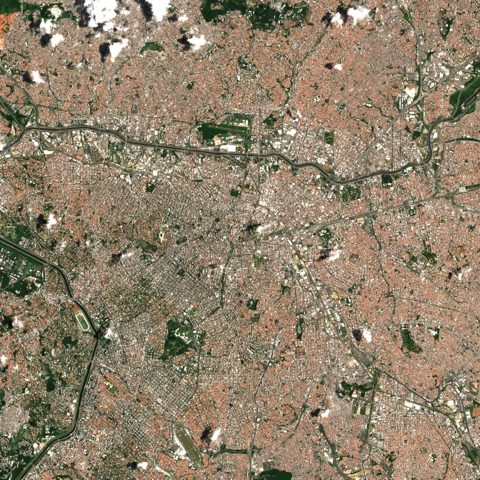 São Paulo, 2024-12-31 tarihli Sentinel-2 uydu görüntüsü
